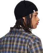Charles Jeffrey LOVERBOY Black Ears Rib Beanie