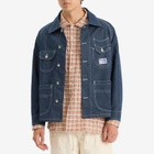 Story mfg. Men's Story mfg in Dark Denim Wonky Wear