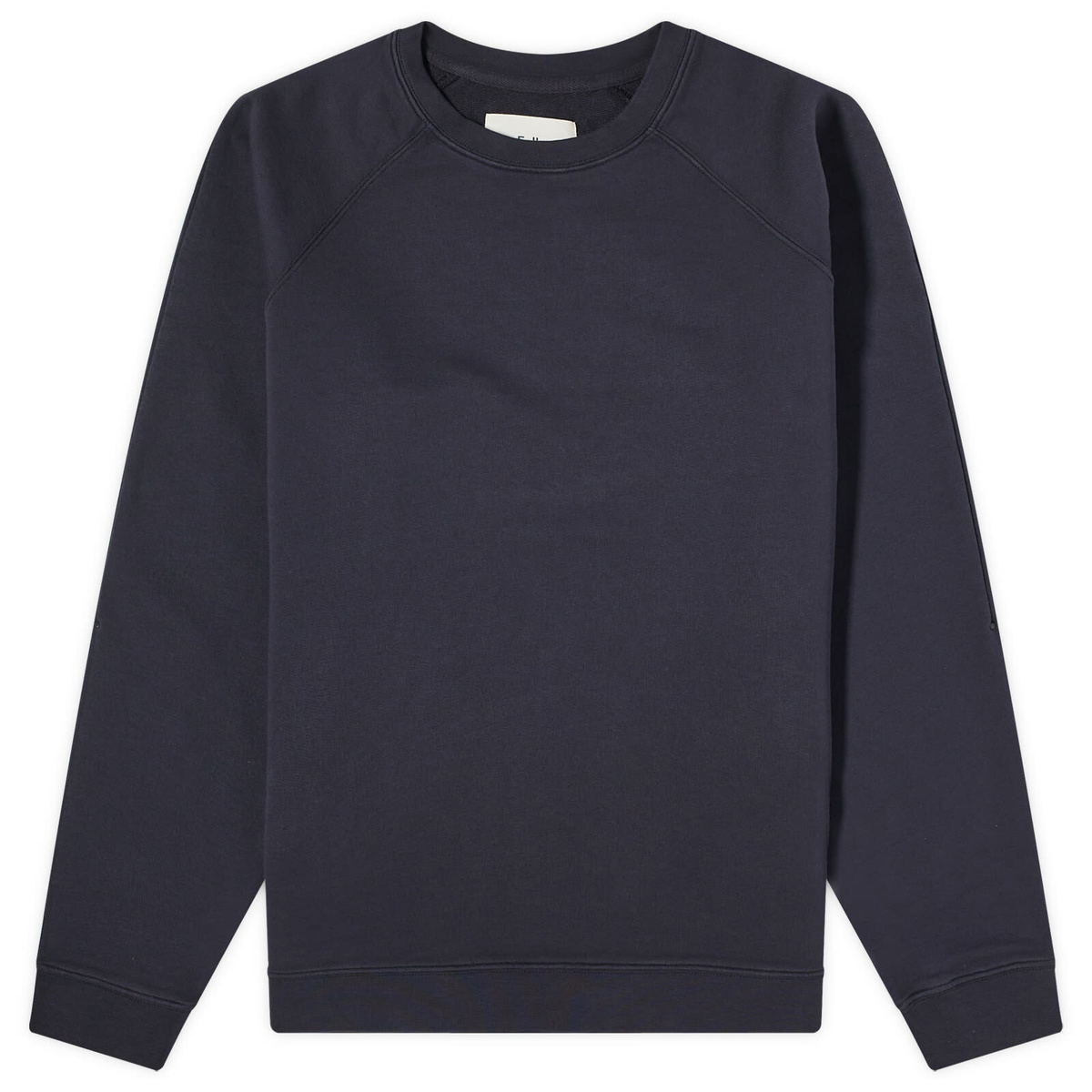 Folk Men's Rivet Crew Sweat in Navy