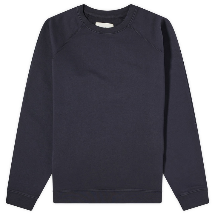 Photo: Folk Men's Rivet Crew Sweat in Navy