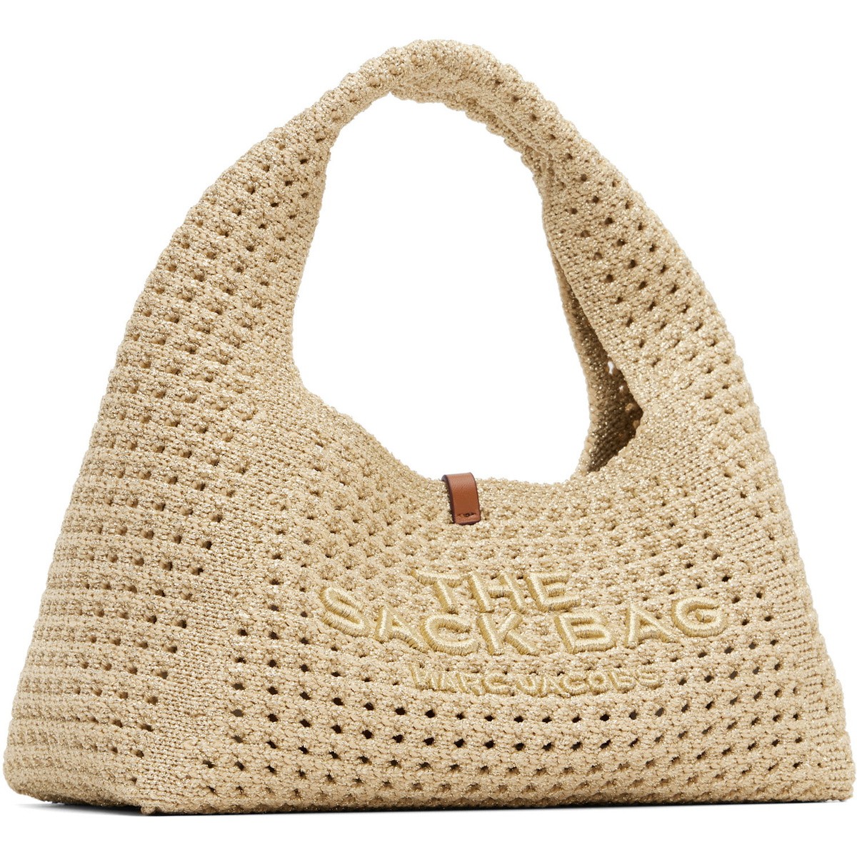 Marc Jacobs Beige 'The Crochet Mini Sack' Tote