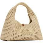Marc Jacobs Beige 'The Crochet Mini Sack' Tote