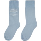 Stella McCartney Blue Shared OBS 23 Socks
