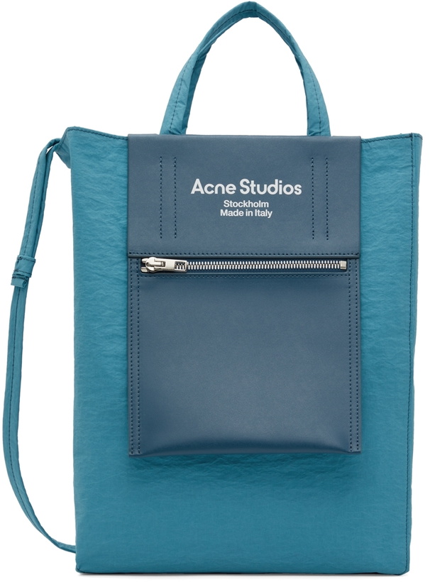 Photo: Acne Studios Blue Papery Nylon Tote