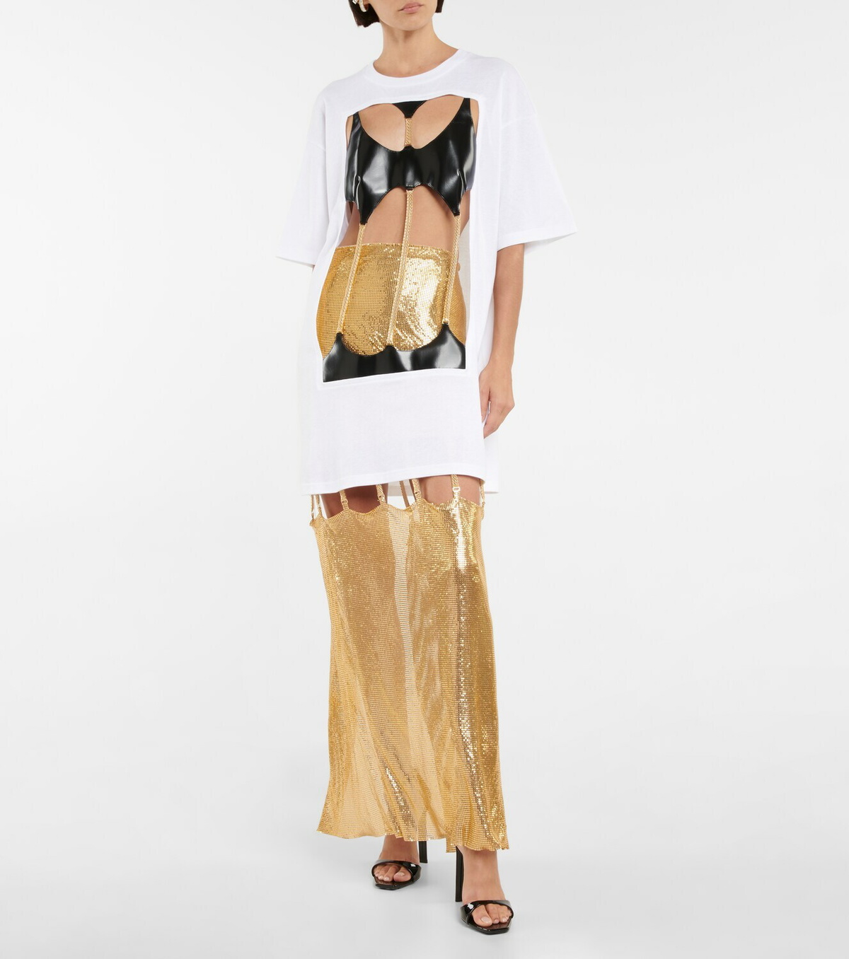 Christopher Kane Embellished cotton T-shirt
