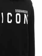 DSQUARED2 - Icon Logo Print Cotton Jersey Hoodie