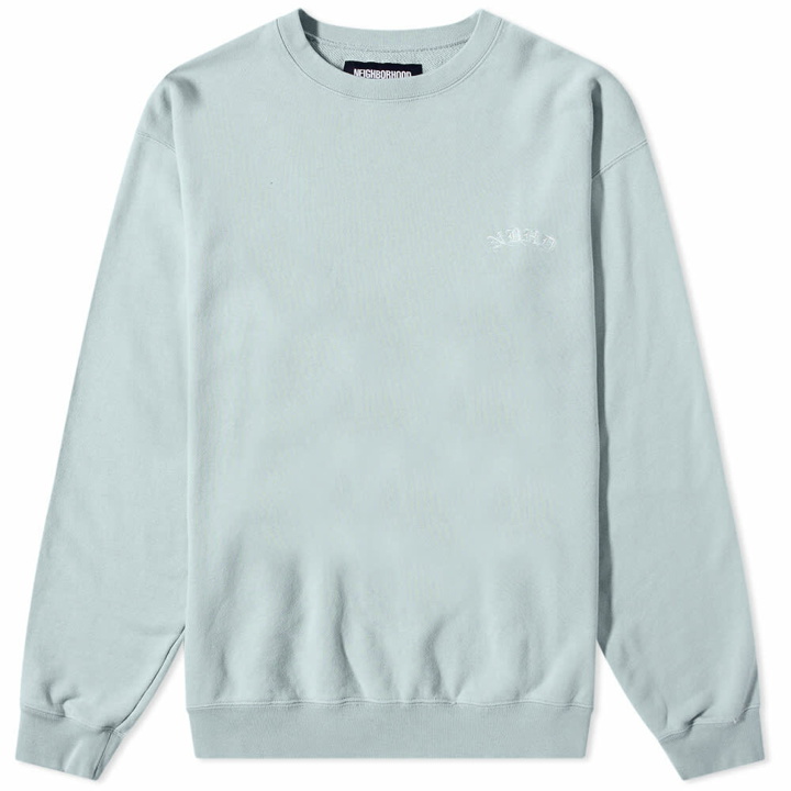 Photo: Neighborhood Men's Classic Embroidered Sweat in Light Blue