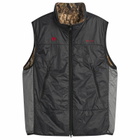 Descente Men's Allterrain x JJJJound Reversible Vest in Black/Charcoal