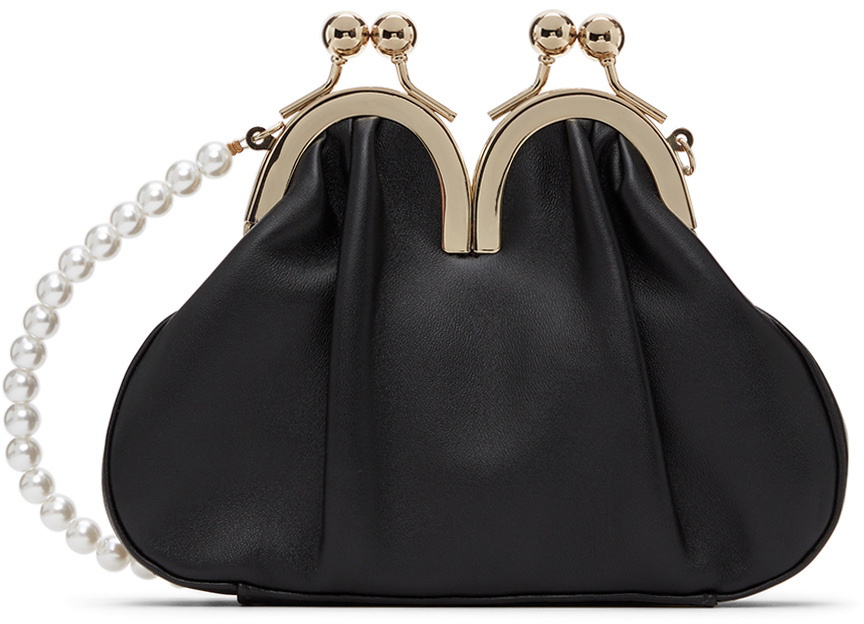 Simone Rocha Black Mini Double Curve Shoulder Bag Simone Rocha