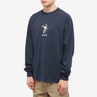 Dancer Men's Long Sleeve OG Logo T-Shirt in Navy