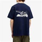 Café Mountain Men's Legacy T-Shirt in Navy