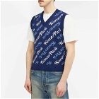 Kenzo Men's x Verdy Knit Vest in Midnight Blue