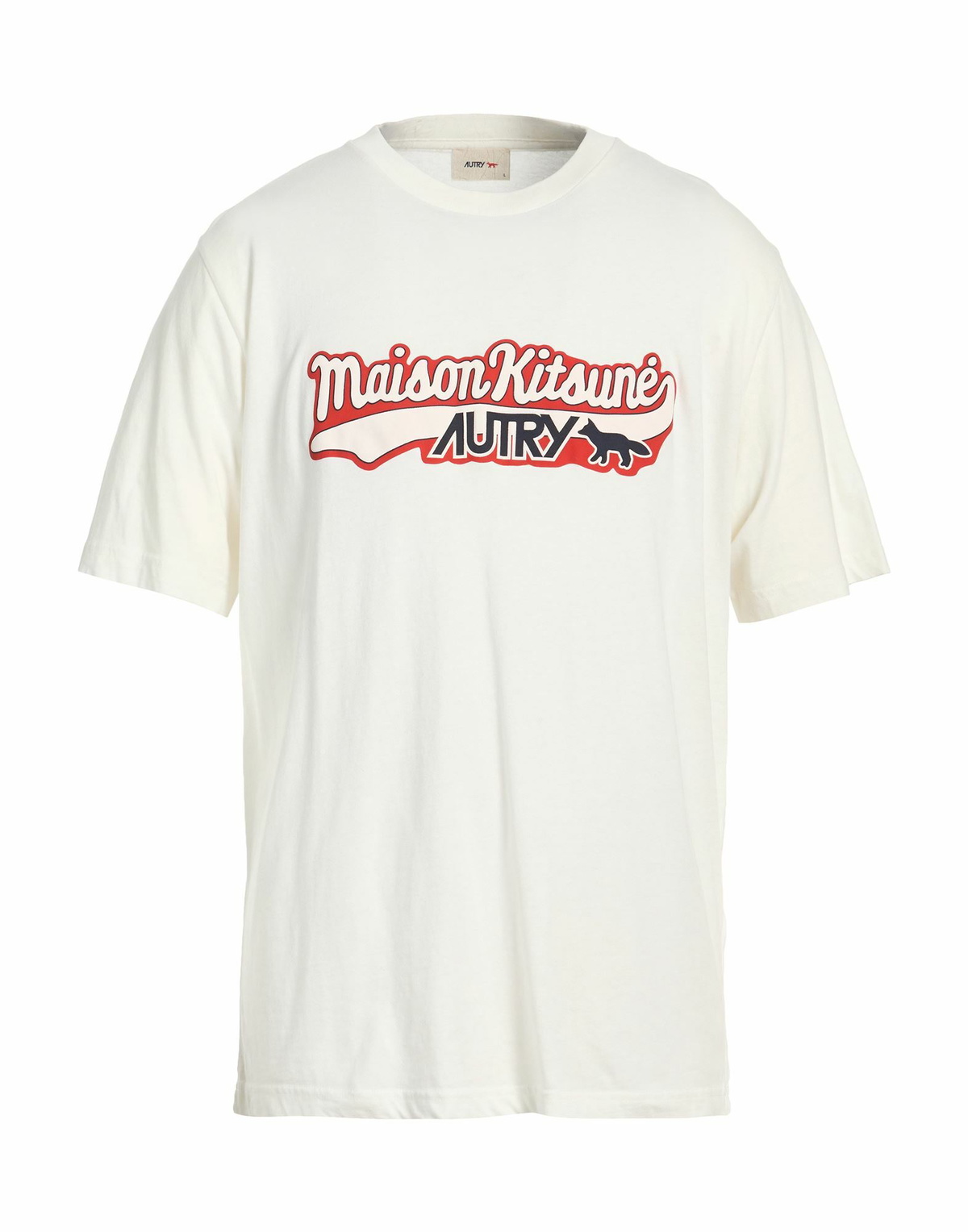 Autry X Maison Kitsuné Mens T-shirt in White