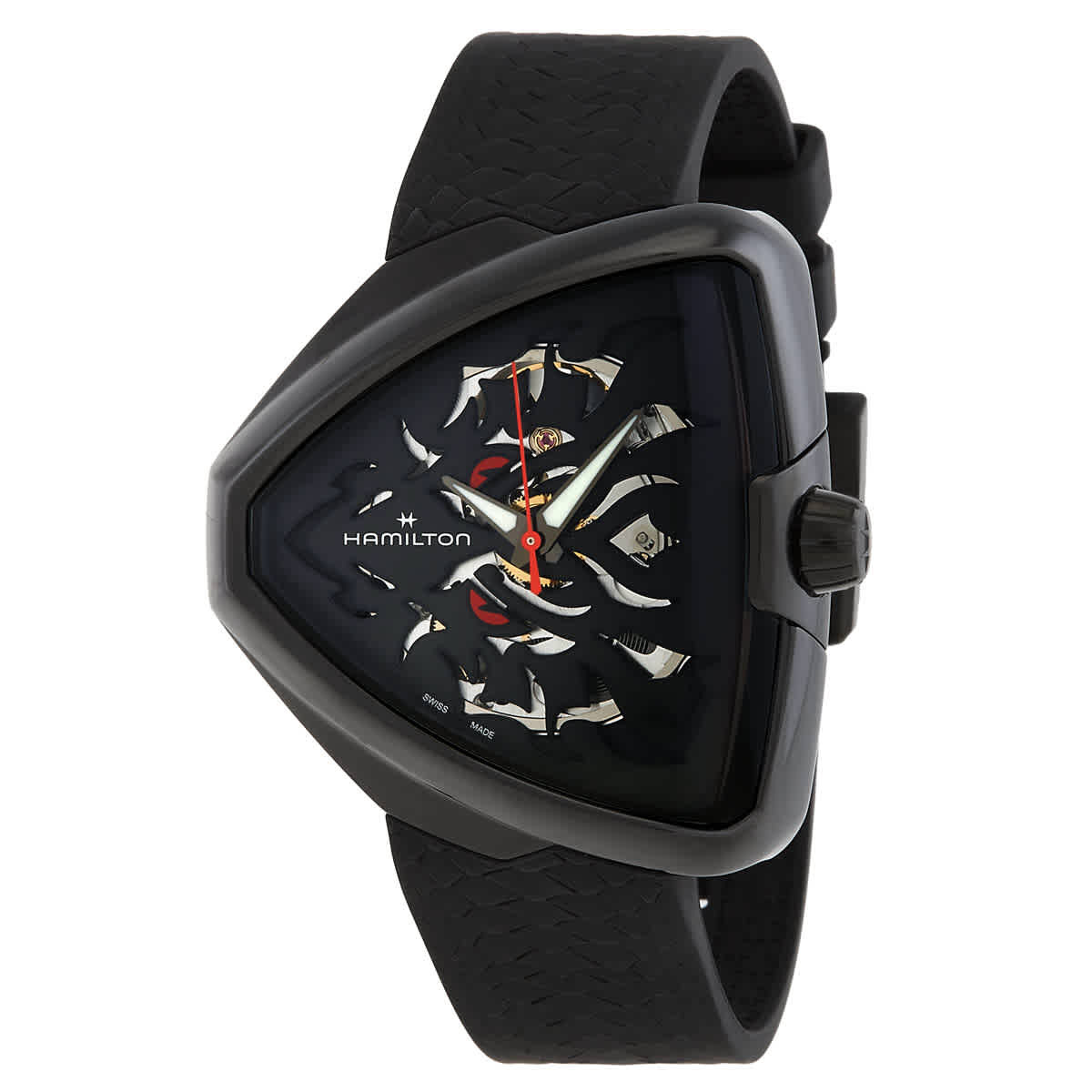 Hamilton Ventura Elvis80 Skeleton Dragon Automatic Black Dial Watch H24535332