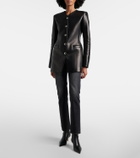 Khaite Bella leather ankle boots