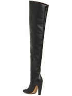 BOTTEGA VENETA - 100mm Canalazzo Thigh-high Leather Boots
