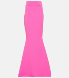 Safiyaa Gayeta high-rise crêpe maxi skirt