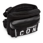 Dsquared2 Black Mr. Icon Belt Bag