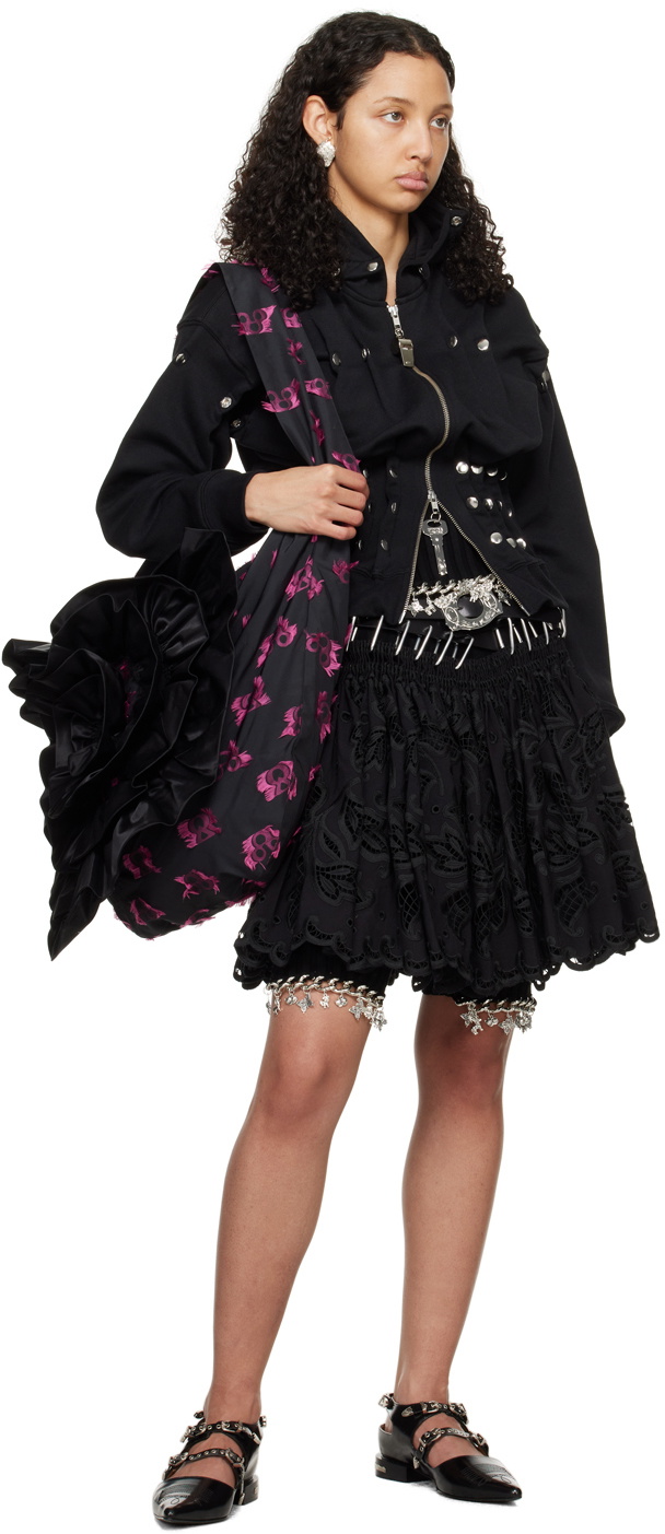 Chopova Lowena Black Daffy Shorts