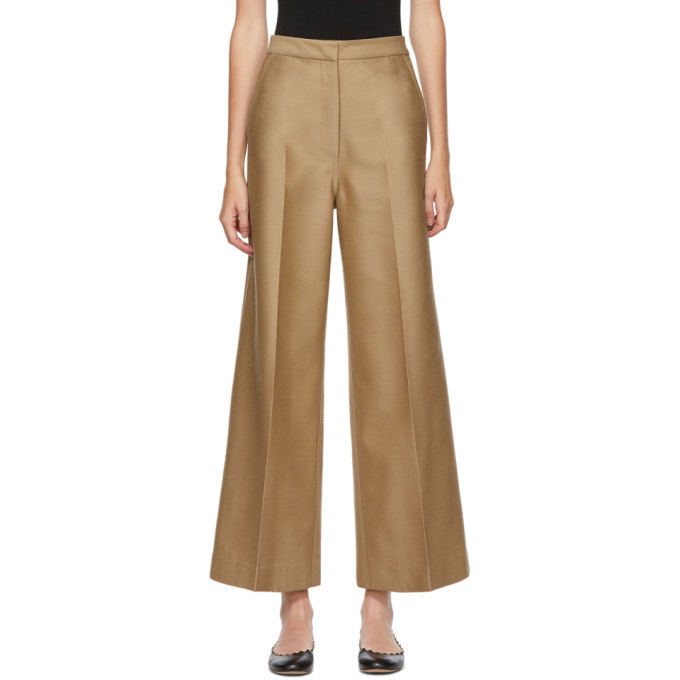 Photo: Stella McCartney Beige Carlie Tailored Trousers