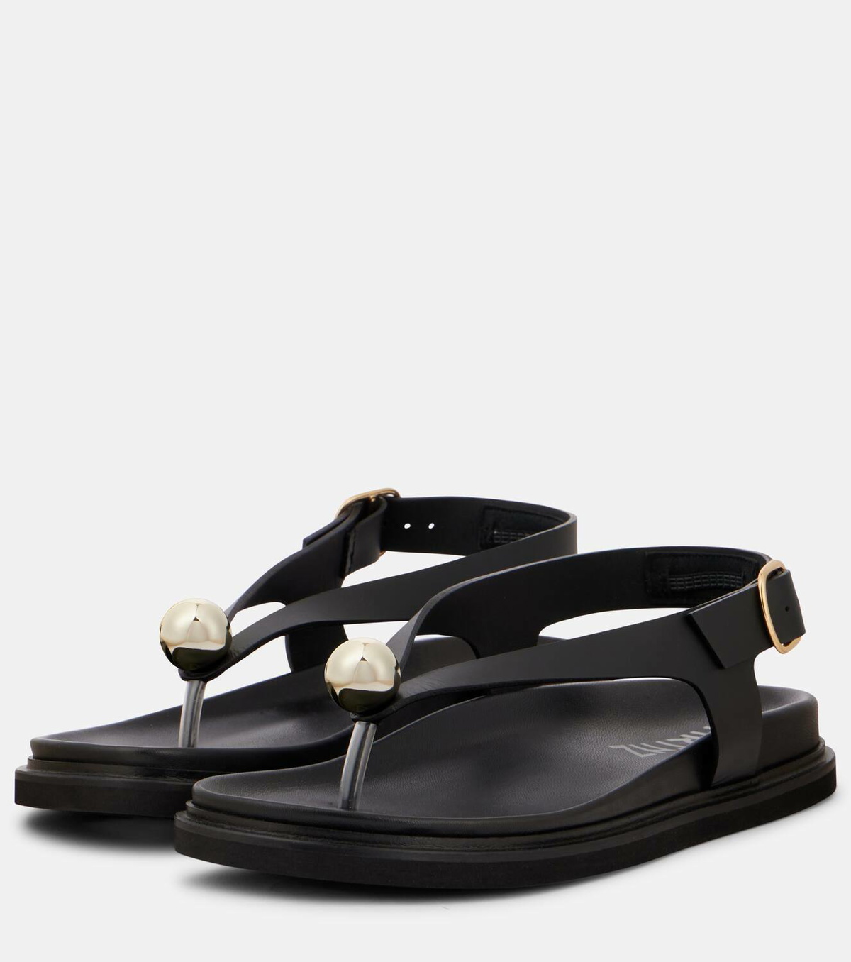 Souliers Martinez Spiaggia embellished leather sandals