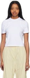 AMOMENTO White Slim-Fit T-Shirt