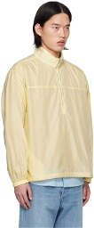 AURALEE Yellow Half-Zip Jacket