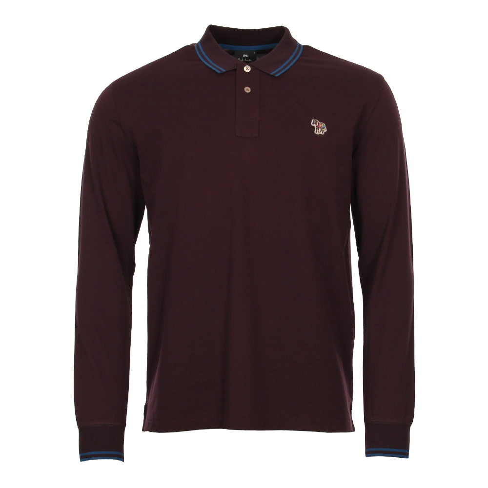 Zebra Polo Shirt - Damson