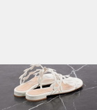 Gianvito Rossi Flavia leather slides