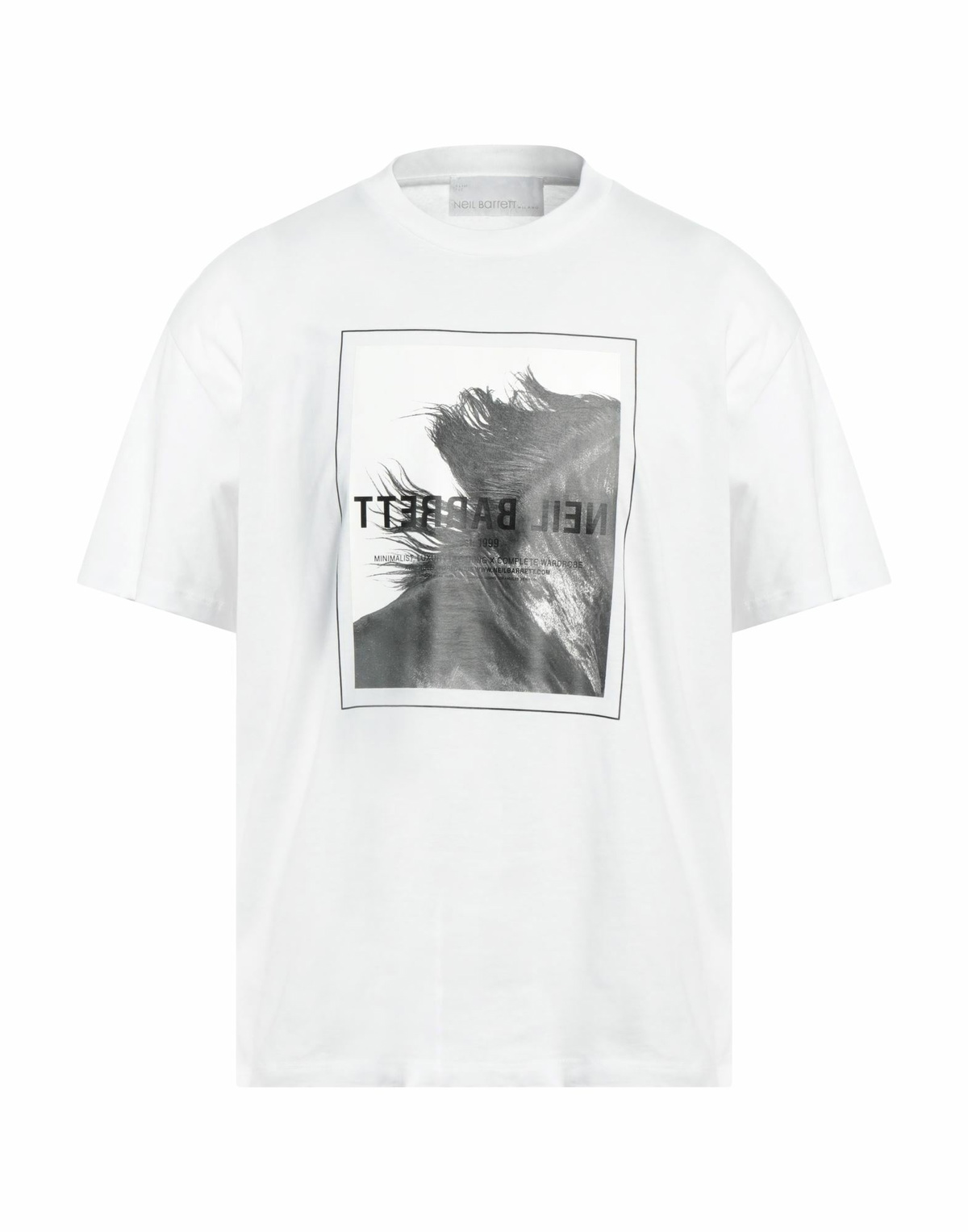 Neil Barrett Mens T-shirt in White