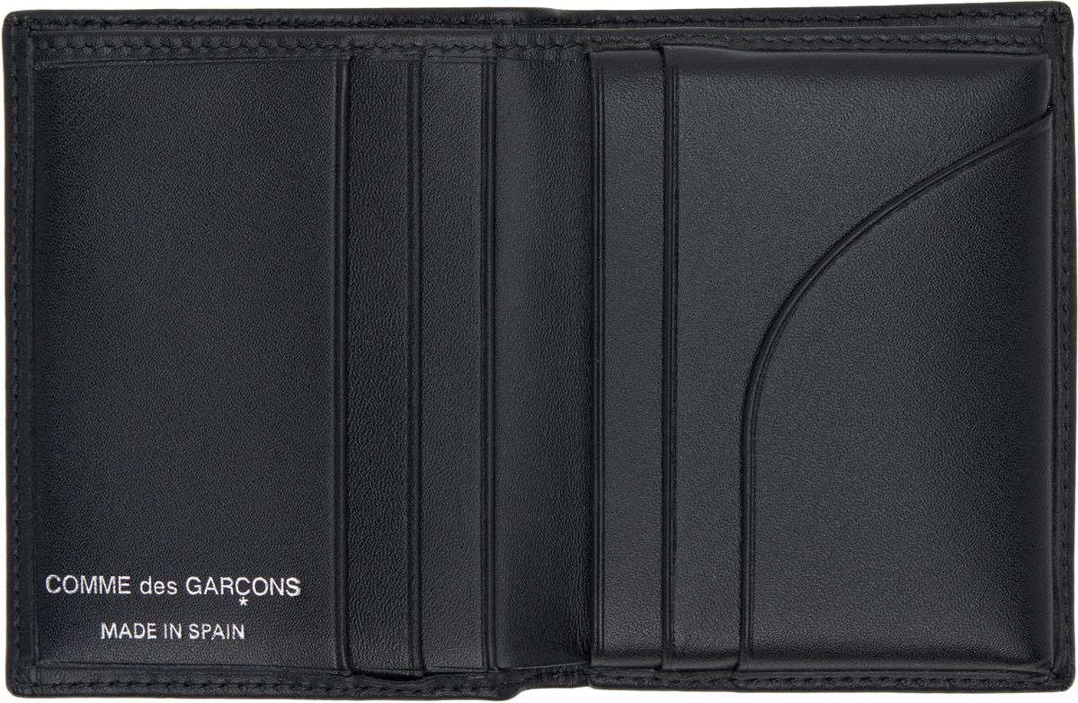 COMME des GARÇONS WALLETS Black Eyelet Wallet