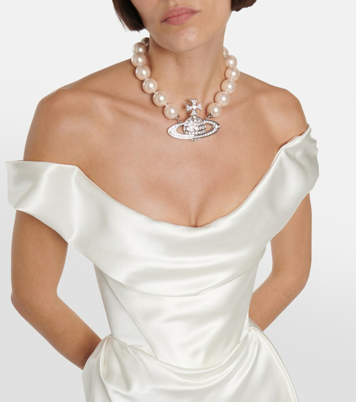 white christmas dresses Mabel: Heavy Silk Satin main image 0