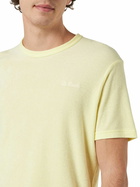 MC2 Saint Barth Man Yellow Terry T-shirt Gary With St. Barth Embroidery