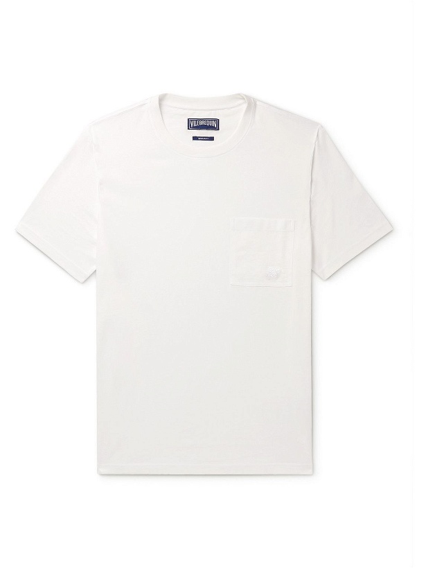 Photo: Vilebrequin - Titus Organic Cotton-Jersey T-Shirt - White