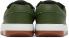 Sunnei Green Leather Dreamy Sneakers