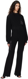 REMAIN Birger Christensen Black Straight Lounge Pants