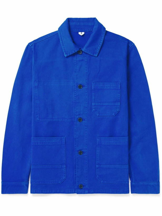 Photo: ARKET - Basim Cotton Overshirt - Blue