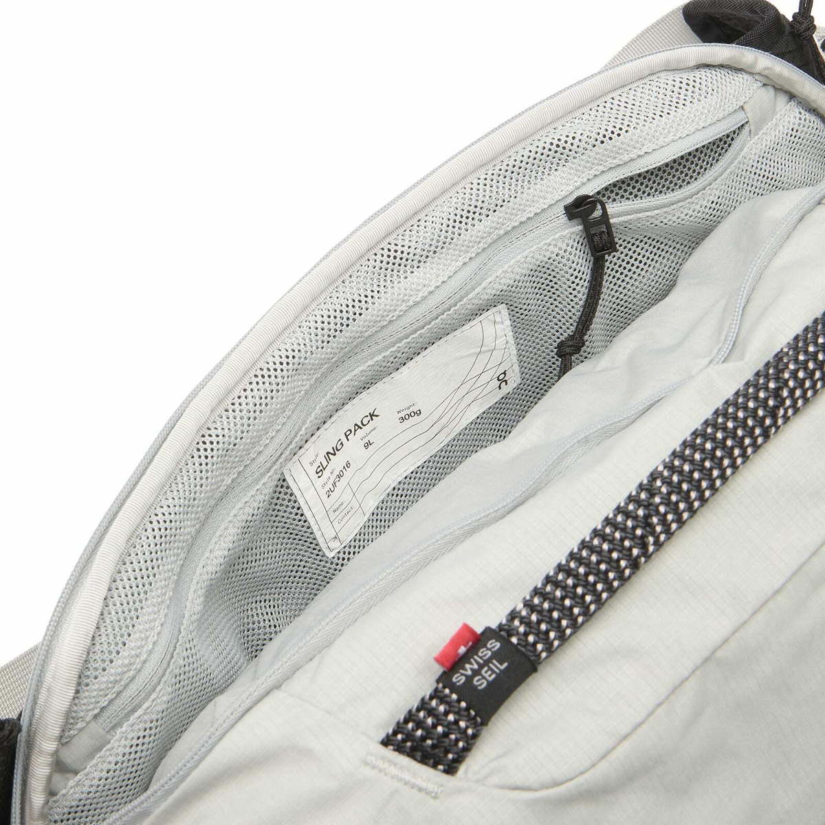 ON Sling Pack 9L in Glacier/Black 