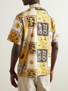 Folk - Gabe Printed Cotton Shirt - Yellow