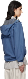 Snow Peak Blue Light Mountain Cloth Zip Up Jacket
