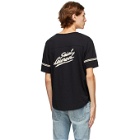 Saint Laurent Black 50s Signature Destroyed T-Shirt