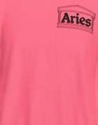 Aries Mens Sweatshirt Fuchsia