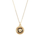Versace Men's Medusa Head Medallion and Necklace in Gold/Black