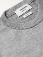 Thom Browne - Mr. Thom Icon Slim-Fit Intarsia Merino Wool Sweater - Gray