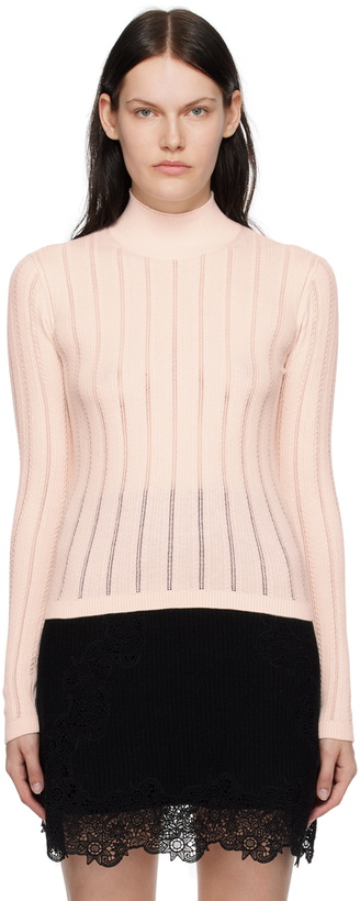 Photo: See by Chloé Pink High-Neck Blouse