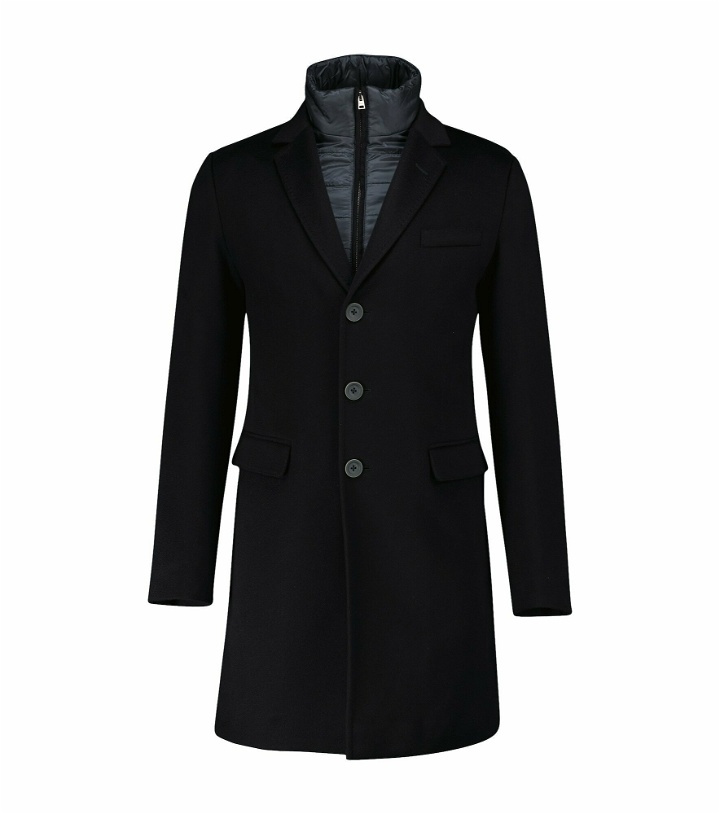 Photo: Herno - Layered cashmere overcoat