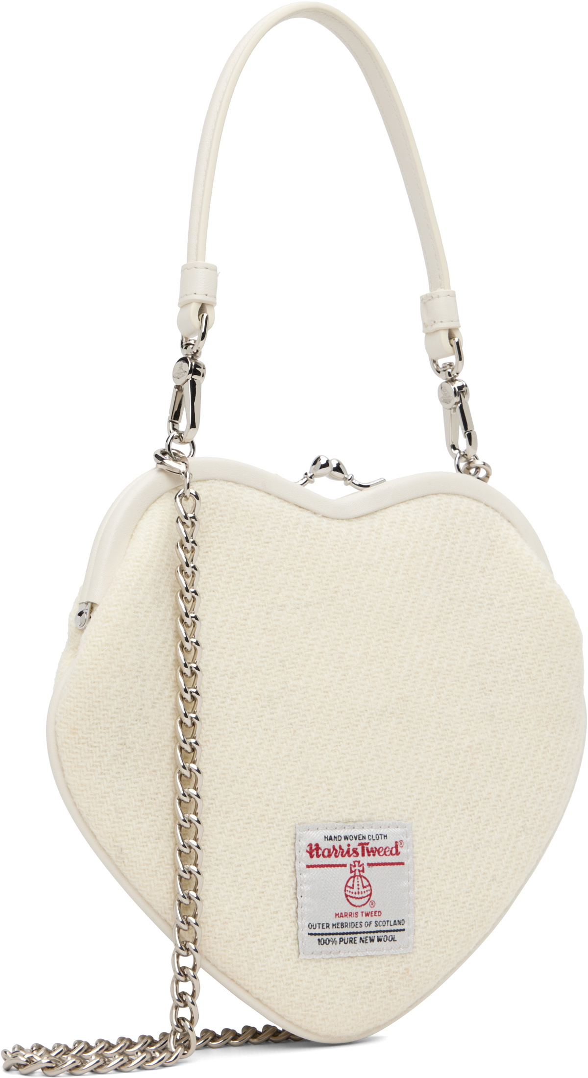 Vivienne Westwood Off-White Belle Heart Frame Bag