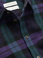 A Kind Of Guise - Dullu checked wool-flannel shirt - Blue