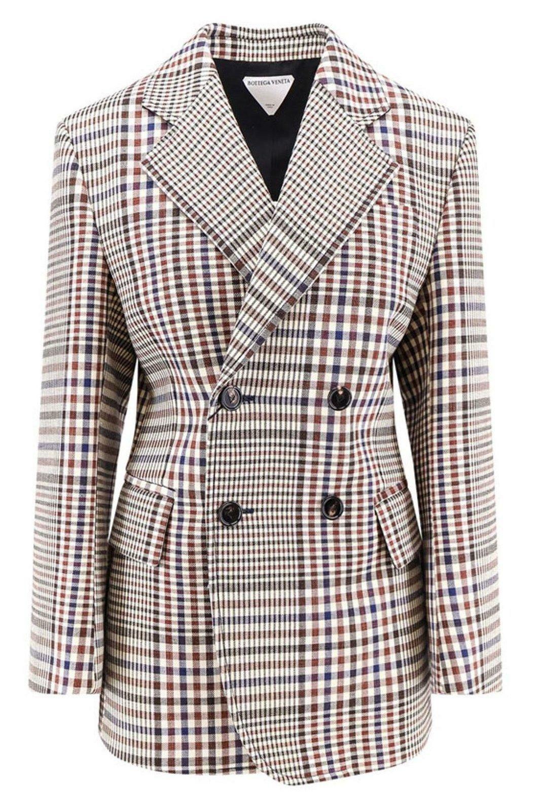Bottega Veneta Ivory Wool Blend Coat Bottega Veneta