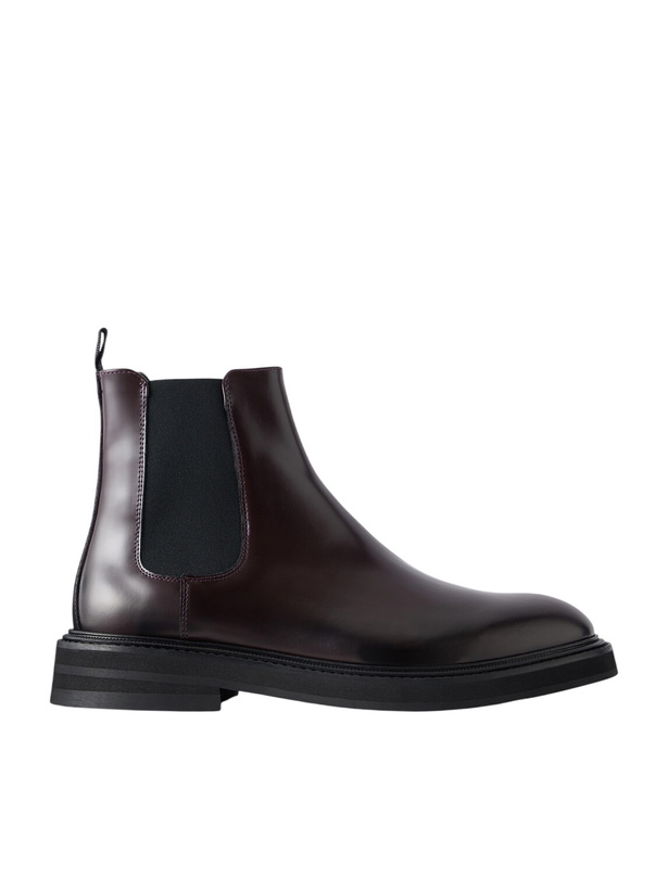 Photo: VINNY's - Officer Leather Chelsea Boots - Burgundy